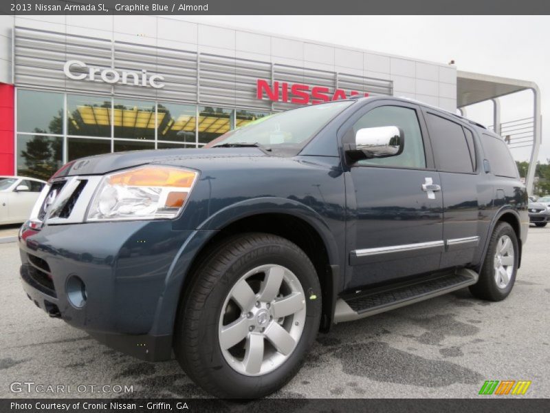 Graphite Blue / Almond 2013 Nissan Armada SL