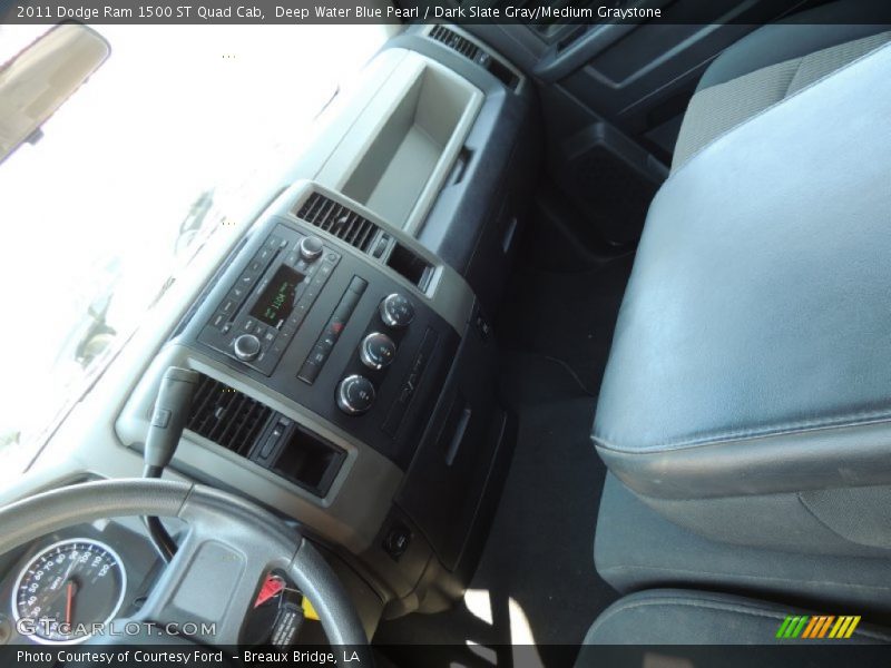 Deep Water Blue Pearl / Dark Slate Gray/Medium Graystone 2011 Dodge Ram 1500 ST Quad Cab