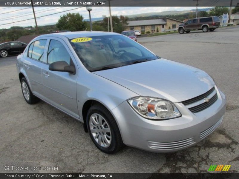 Silver Ice Metallic / Gray 2009 Chevrolet Cobalt LS Sedan