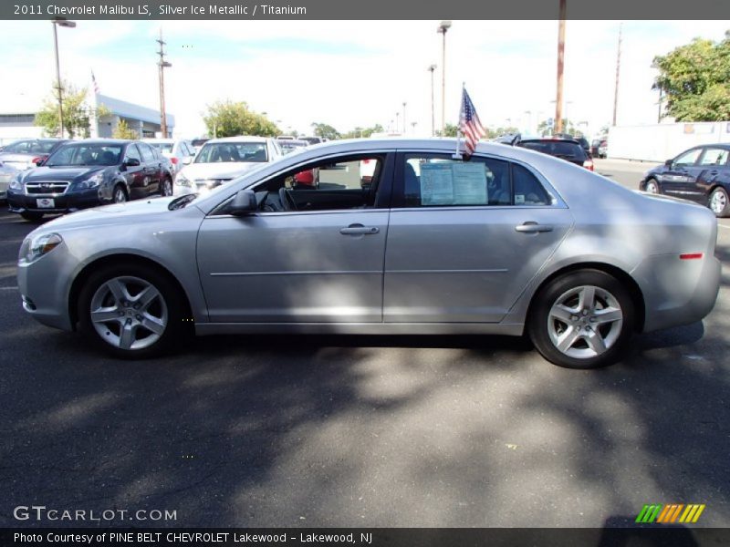 Silver Ice Metallic / Titanium 2011 Chevrolet Malibu LS