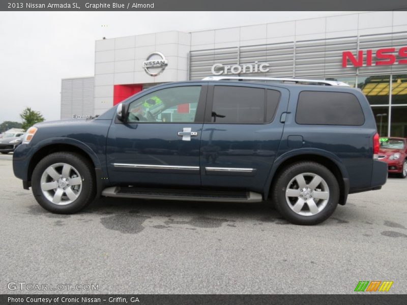 Graphite Blue / Almond 2013 Nissan Armada SL