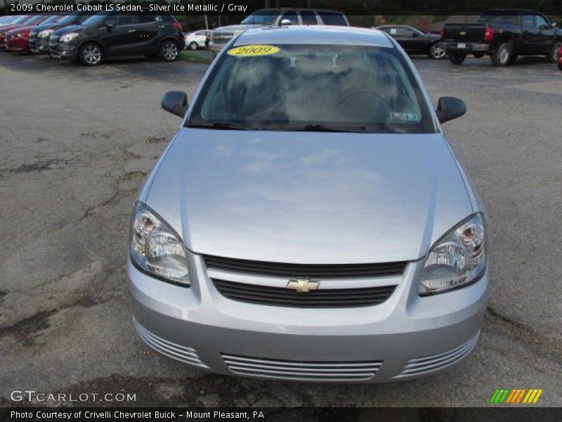 Silver Ice Metallic / Gray 2009 Chevrolet Cobalt LS Sedan