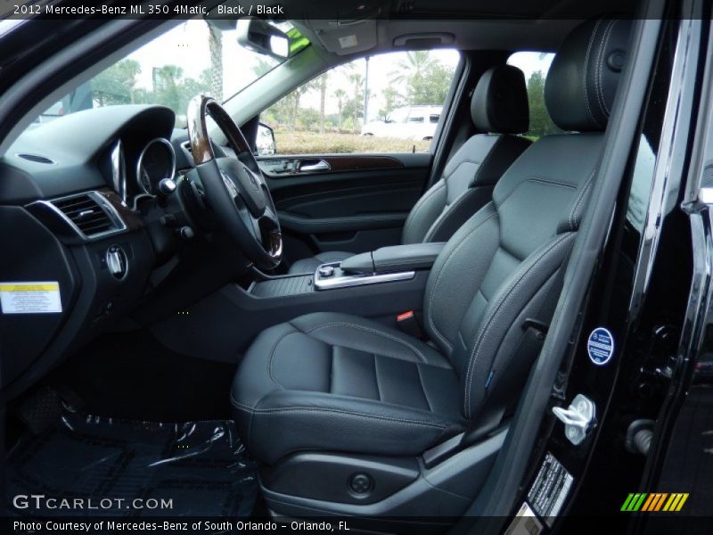  2012 ML 350 4Matic Black Interior