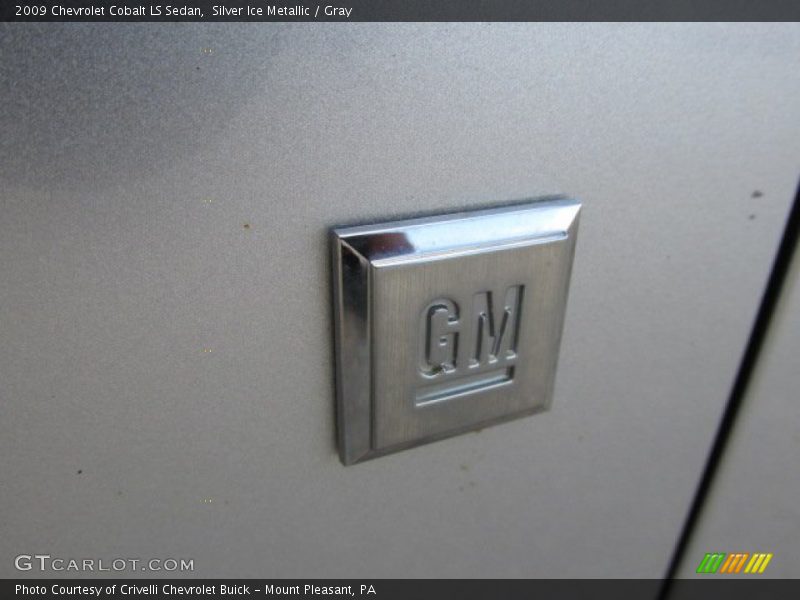 Silver Ice Metallic / Gray 2009 Chevrolet Cobalt LS Sedan