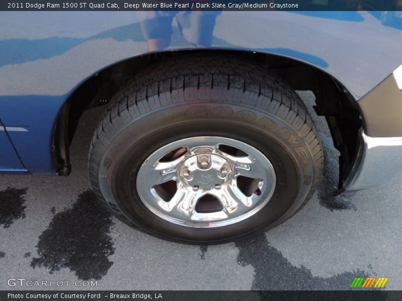 Deep Water Blue Pearl / Dark Slate Gray/Medium Graystone 2011 Dodge Ram 1500 ST Quad Cab