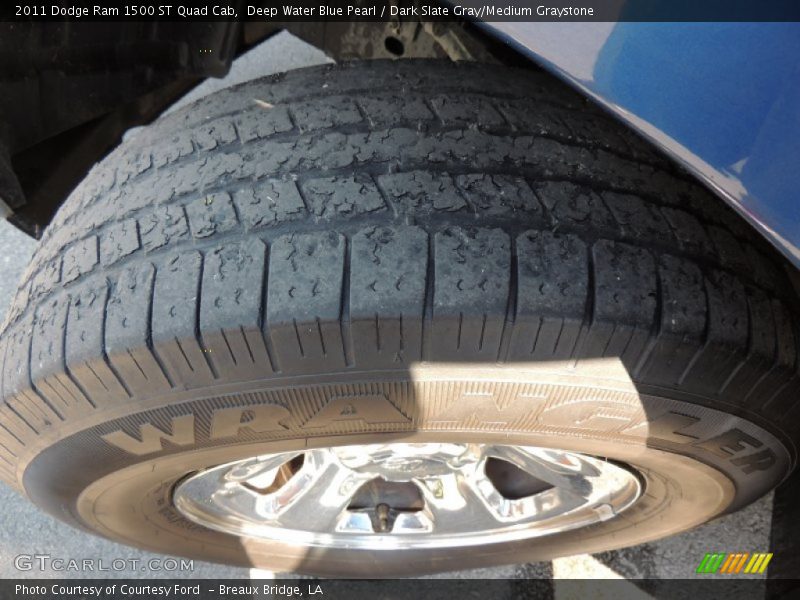 Deep Water Blue Pearl / Dark Slate Gray/Medium Graystone 2011 Dodge Ram 1500 ST Quad Cab