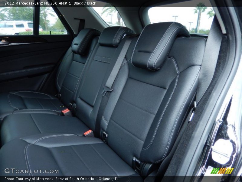 Rear Seat of 2012 ML 350 4Matic