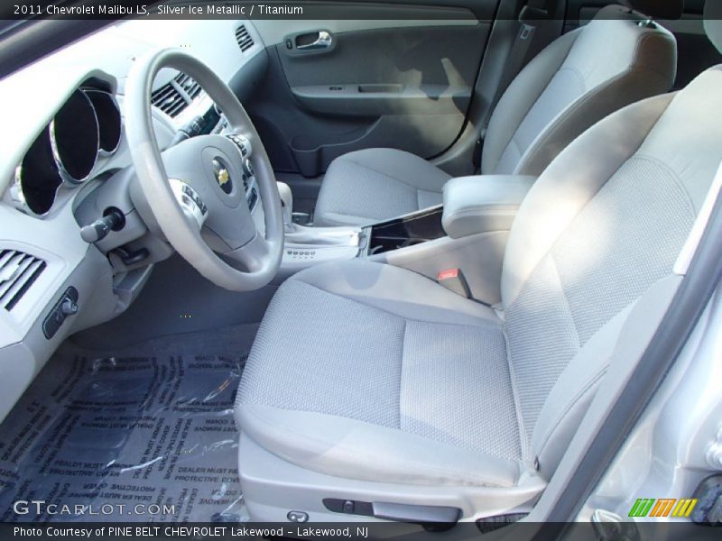 Silver Ice Metallic / Titanium 2011 Chevrolet Malibu LS