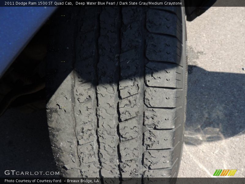 Deep Water Blue Pearl / Dark Slate Gray/Medium Graystone 2011 Dodge Ram 1500 ST Quad Cab