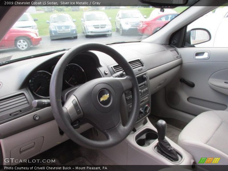 Silver Ice Metallic / Gray 2009 Chevrolet Cobalt LS Sedan