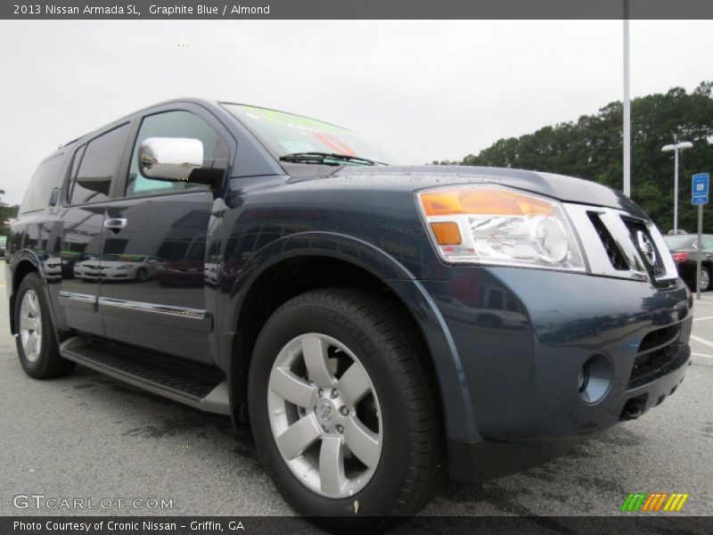 Graphite Blue / Almond 2013 Nissan Armada SL