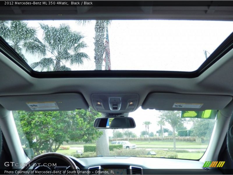 Black / Black 2012 Mercedes-Benz ML 350 4Matic