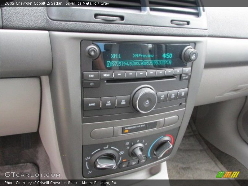 Silver Ice Metallic / Gray 2009 Chevrolet Cobalt LS Sedan