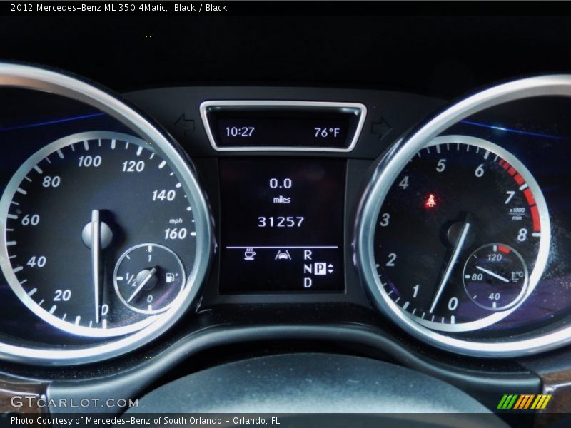  2012 ML 350 4Matic 350 4Matic Gauges
