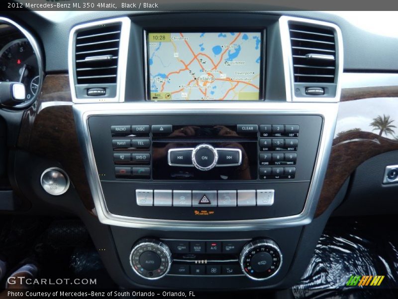 Controls of 2012 ML 350 4Matic