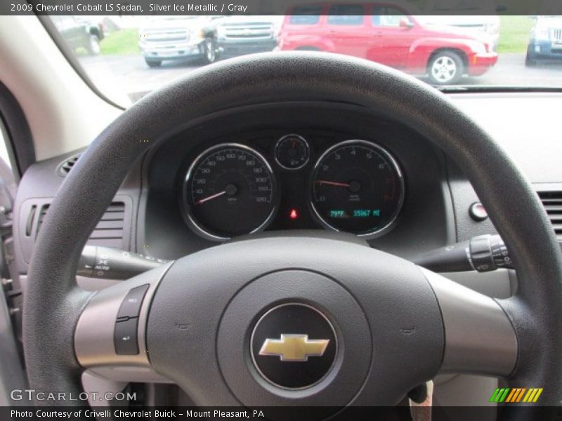 Silver Ice Metallic / Gray 2009 Chevrolet Cobalt LS Sedan