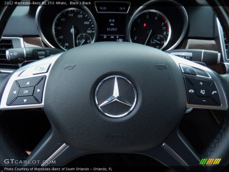 Controls of 2012 ML 350 4Matic