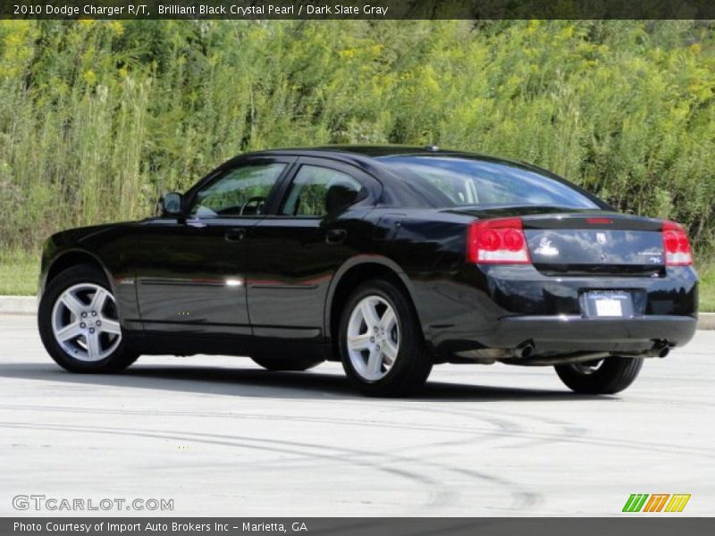 Brilliant Black Crystal Pearl / Dark Slate Gray 2010 Dodge Charger R/T