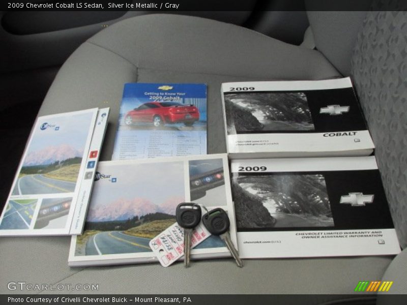 Silver Ice Metallic / Gray 2009 Chevrolet Cobalt LS Sedan