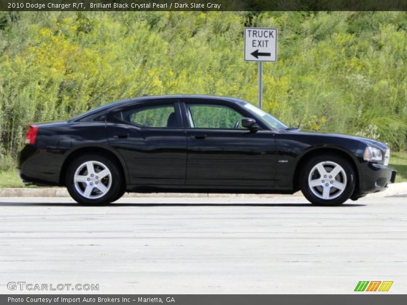 Brilliant Black Crystal Pearl / Dark Slate Gray 2010 Dodge Charger R/T