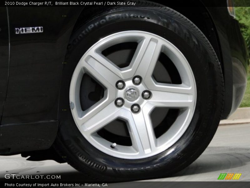 Brilliant Black Crystal Pearl / Dark Slate Gray 2010 Dodge Charger R/T