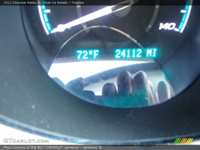 Silver Ice Metallic / Titanium 2011 Chevrolet Malibu LS