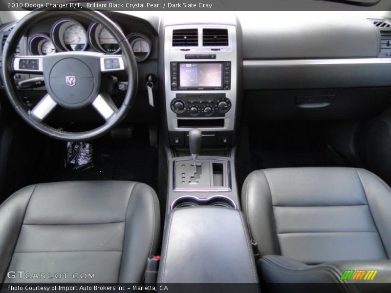Brilliant Black Crystal Pearl / Dark Slate Gray 2010 Dodge Charger R/T