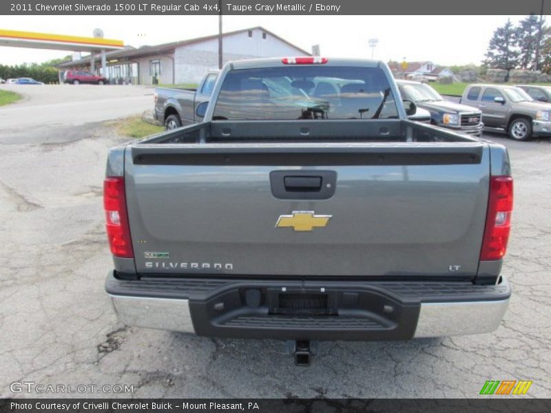 Taupe Gray Metallic / Ebony 2011 Chevrolet Silverado 1500 LT Regular Cab 4x4