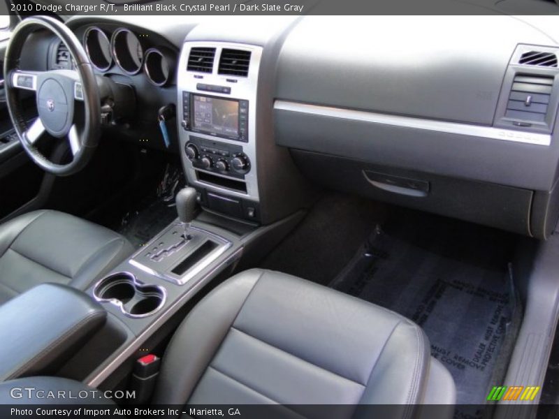 Brilliant Black Crystal Pearl / Dark Slate Gray 2010 Dodge Charger R/T