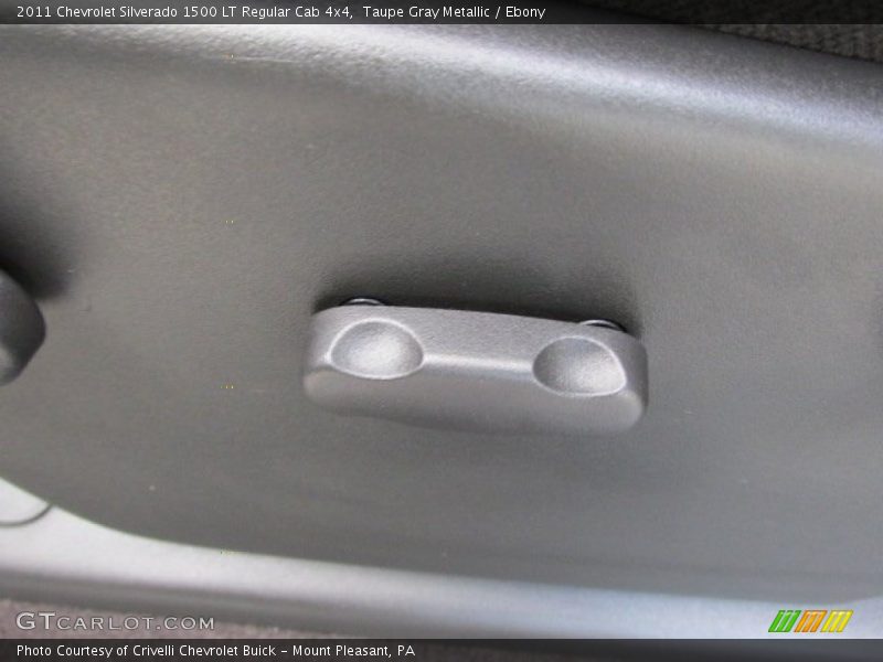 Taupe Gray Metallic / Ebony 2011 Chevrolet Silverado 1500 LT Regular Cab 4x4