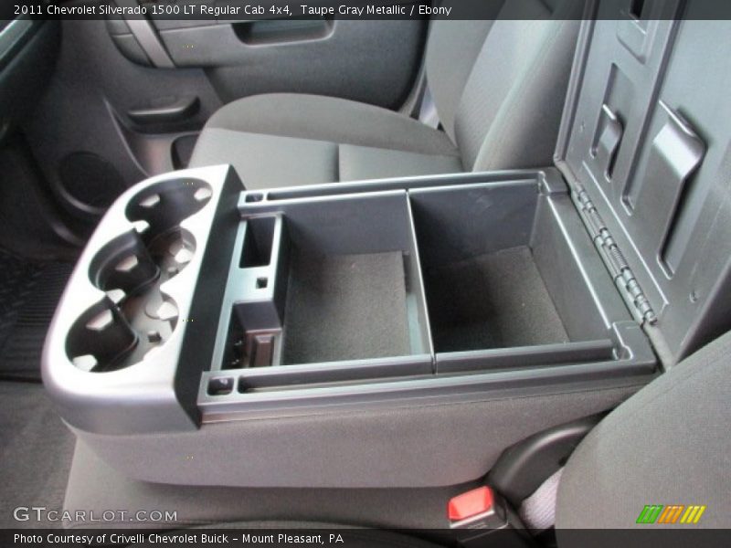 Taupe Gray Metallic / Ebony 2011 Chevrolet Silverado 1500 LT Regular Cab 4x4