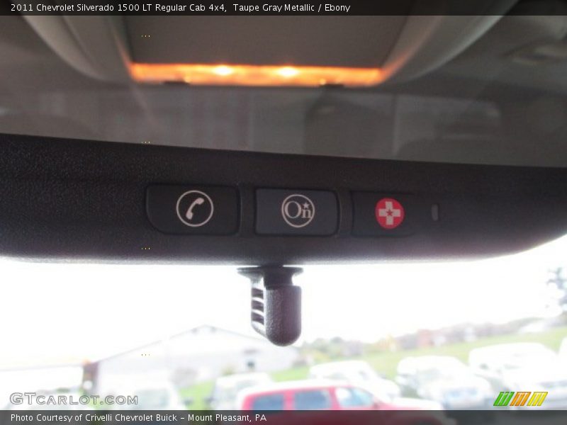 Taupe Gray Metallic / Ebony 2011 Chevrolet Silverado 1500 LT Regular Cab 4x4