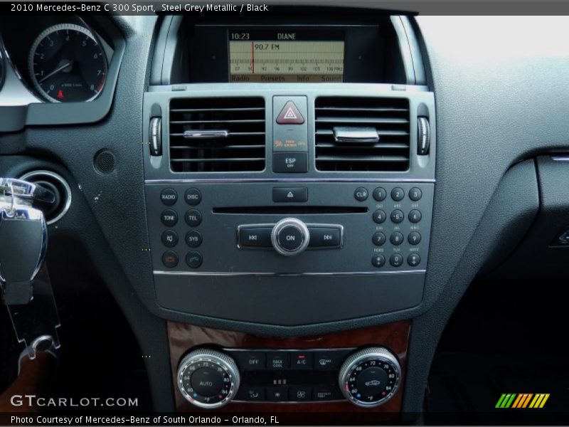 Steel Grey Metallic / Black 2010 Mercedes-Benz C 300 Sport