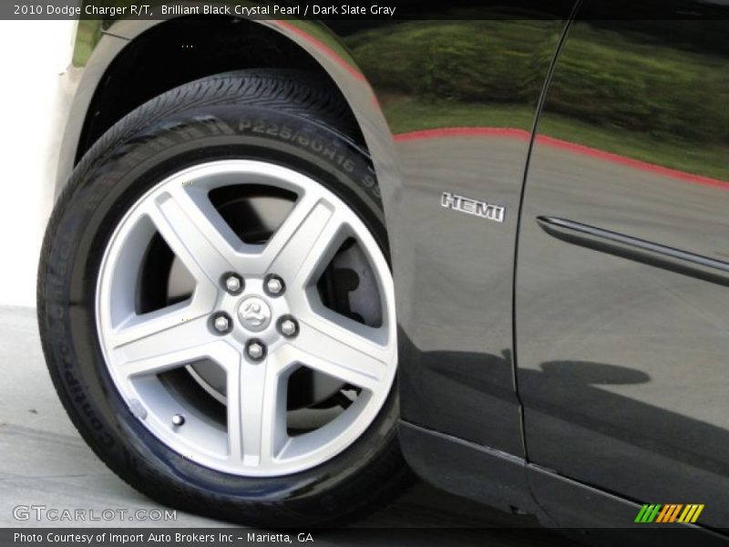 Brilliant Black Crystal Pearl / Dark Slate Gray 2010 Dodge Charger R/T