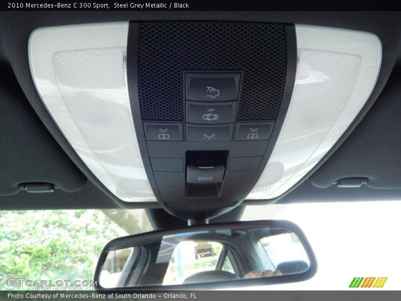 Steel Grey Metallic / Black 2010 Mercedes-Benz C 300 Sport