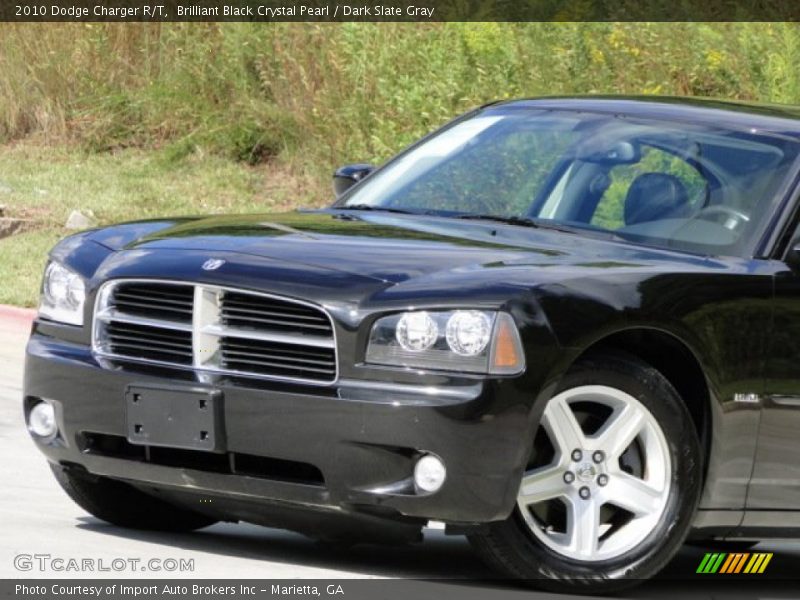 Brilliant Black Crystal Pearl / Dark Slate Gray 2010 Dodge Charger R/T