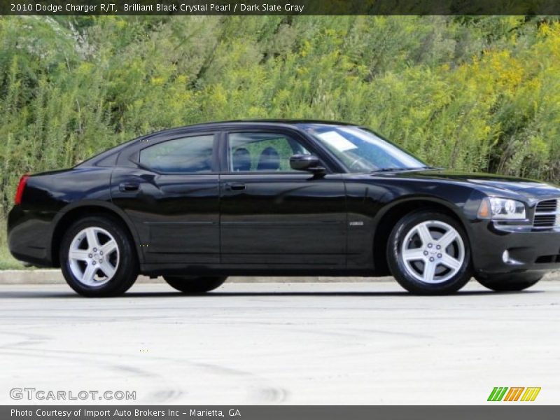 Brilliant Black Crystal Pearl / Dark Slate Gray 2010 Dodge Charger R/T
