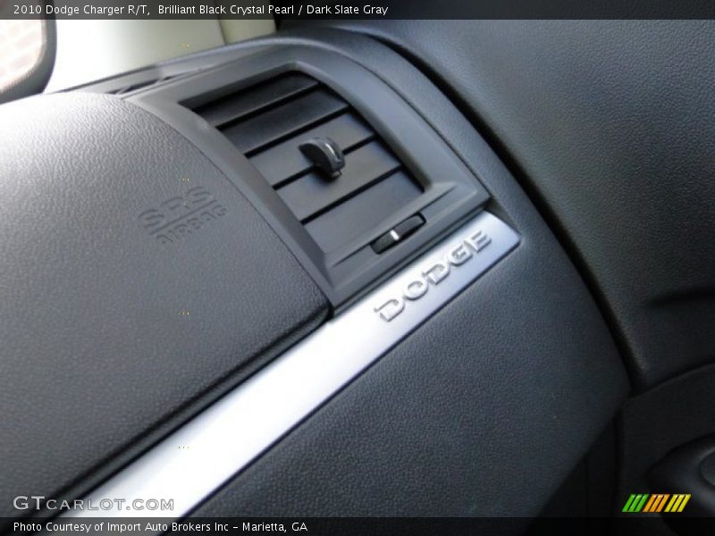 Brilliant Black Crystal Pearl / Dark Slate Gray 2010 Dodge Charger R/T