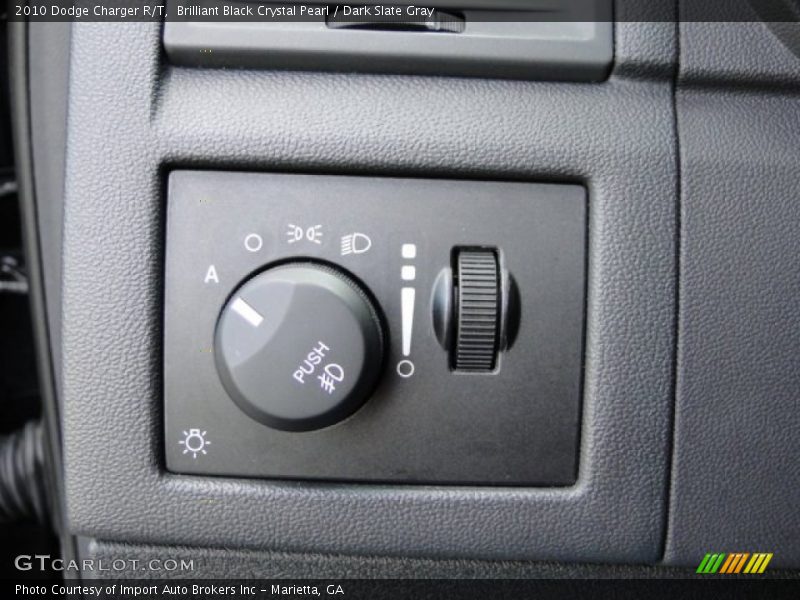 Brilliant Black Crystal Pearl / Dark Slate Gray 2010 Dodge Charger R/T