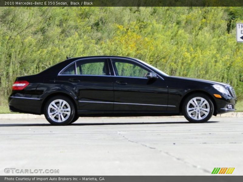 Black / Black 2010 Mercedes-Benz E 350 Sedan