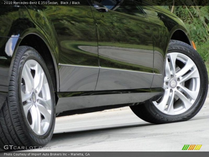 Black / Black 2010 Mercedes-Benz E 350 Sedan
