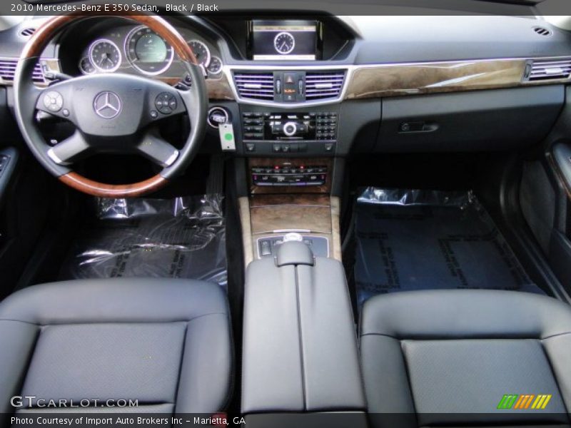 Black / Black 2010 Mercedes-Benz E 350 Sedan