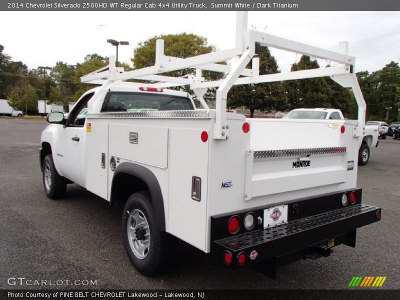Summit White / Dark Titanium 2014 Chevrolet Silverado 2500HD WT Regular Cab 4x4 Utility Truck