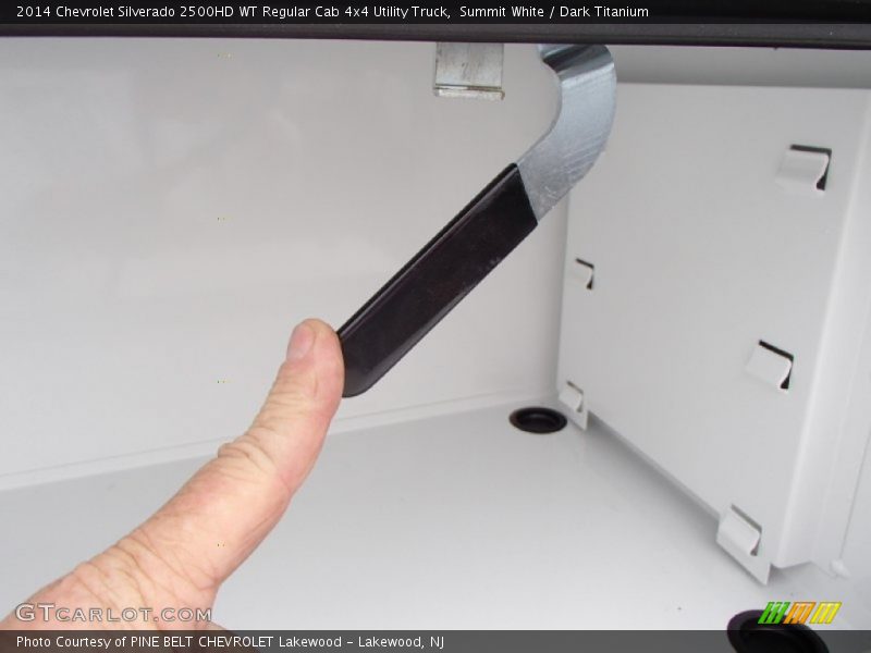 Summit White / Dark Titanium 2014 Chevrolet Silverado 2500HD WT Regular Cab 4x4 Utility Truck