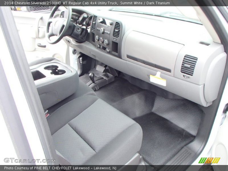 Summit White / Dark Titanium 2014 Chevrolet Silverado 2500HD WT Regular Cab 4x4 Utility Truck
