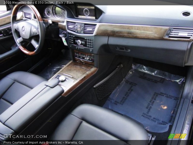 Black / Black 2010 Mercedes-Benz E 350 Sedan