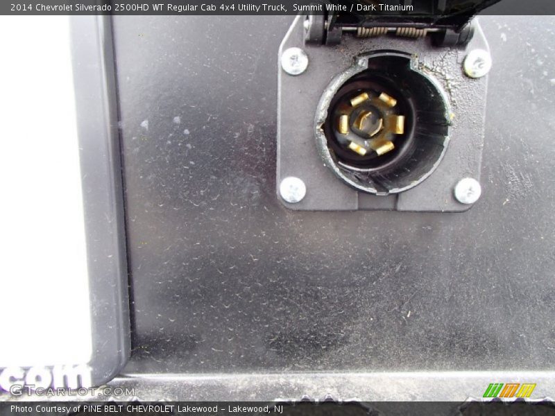 Summit White / Dark Titanium 2014 Chevrolet Silverado 2500HD WT Regular Cab 4x4 Utility Truck