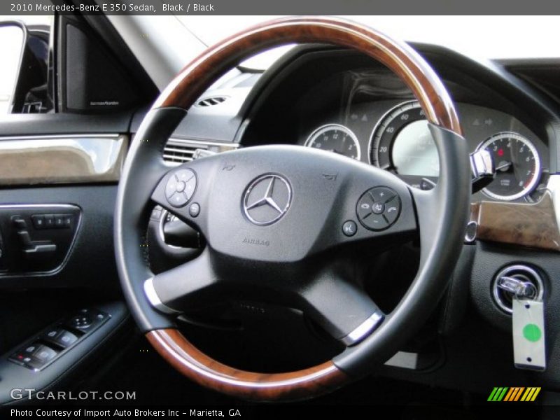 Black / Black 2010 Mercedes-Benz E 350 Sedan
