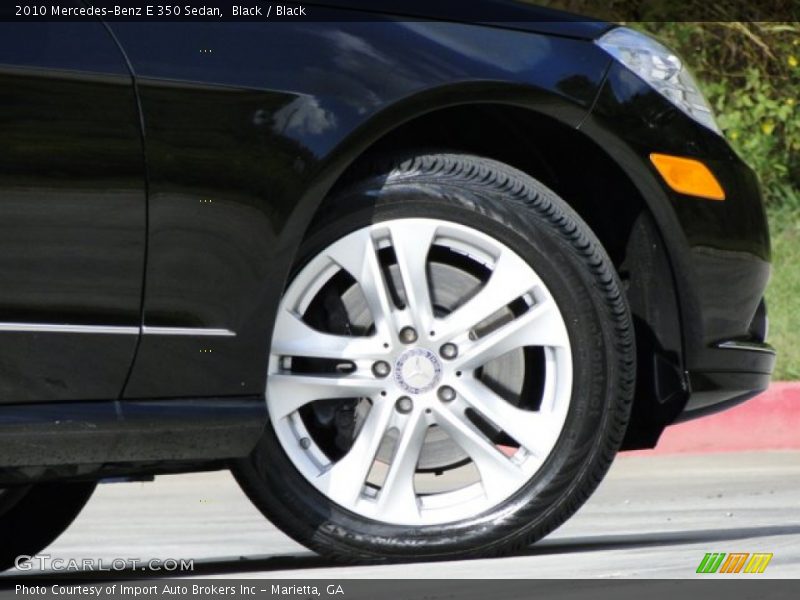 Black / Black 2010 Mercedes-Benz E 350 Sedan