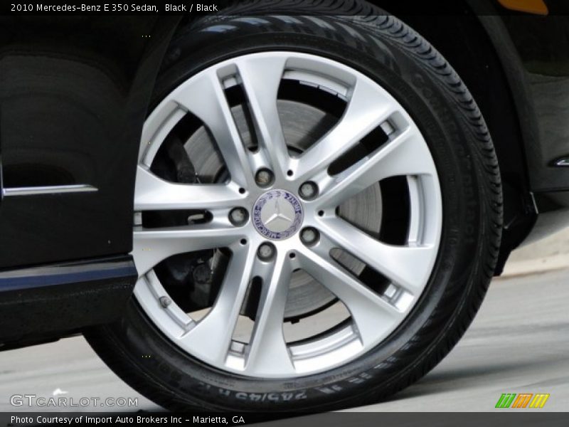 Black / Black 2010 Mercedes-Benz E 350 Sedan
